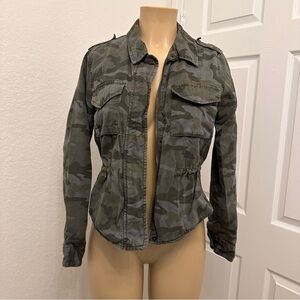 American Eagle Outfitters Green Camouflage Utility Jacket